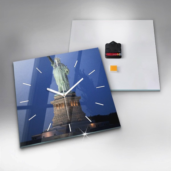 Szögletes fali üvegóra New York-i Szabadság-szobor