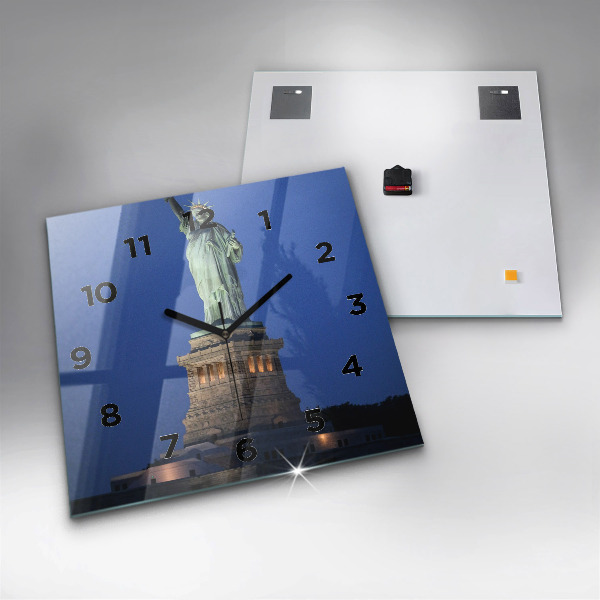 Szögletes fali üvegóra New York-i Szabadság-szobor