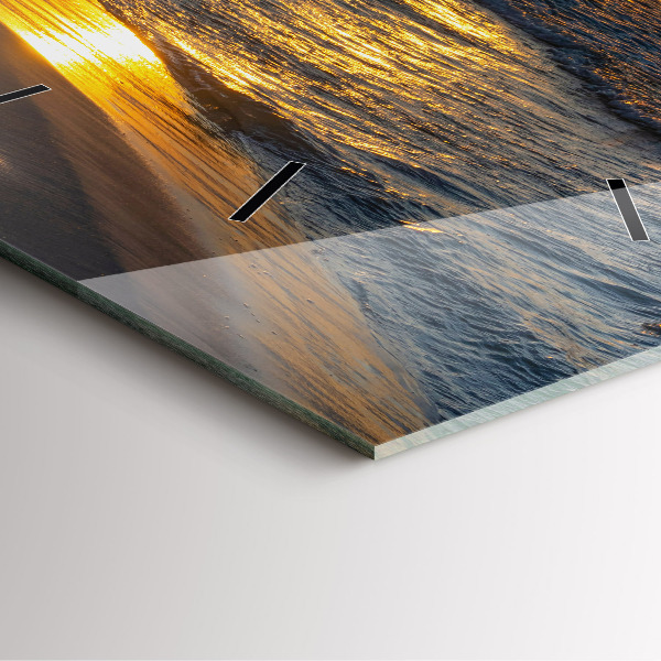 Szögletes fali üvegóra Władysławowo Balti-tenger