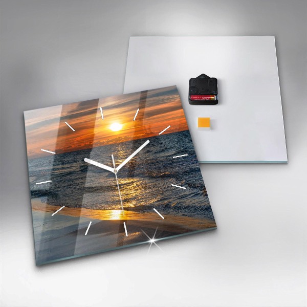 Szögletes fali üvegóra Władysławowo Balti-tenger