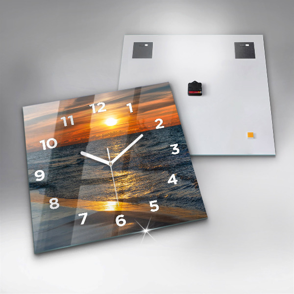 Szögletes fali üvegóra Władysławowo Balti-tenger