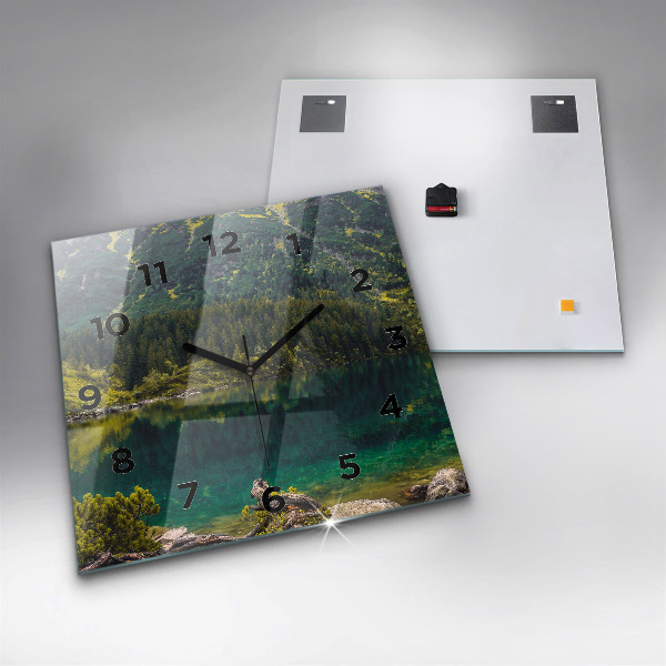 Szögletes fali üvegóra Morskie Oko a Tátrában