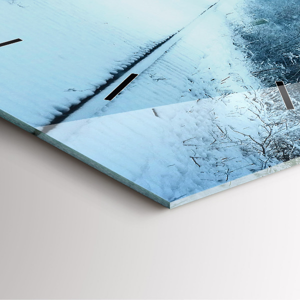 Szögletes fali üvegóra Szarvas a pályákon