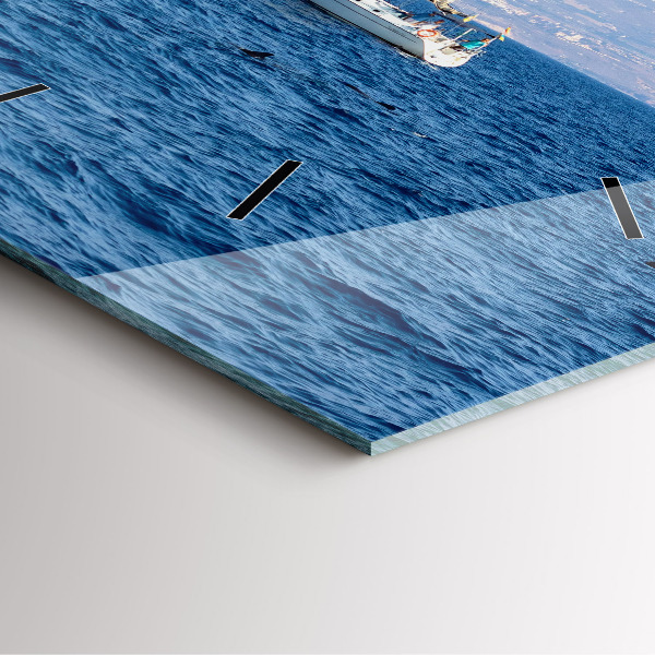 Szögletes fali üvegóra Yacht Tenerifén