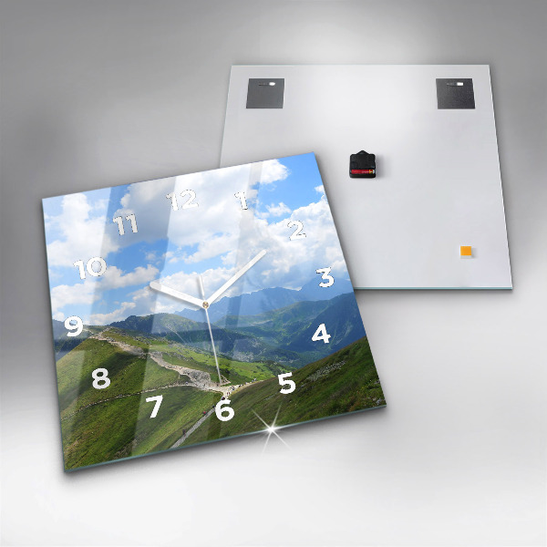 Szögletes fali üvegóra Kasprowy Wierch Zakopane