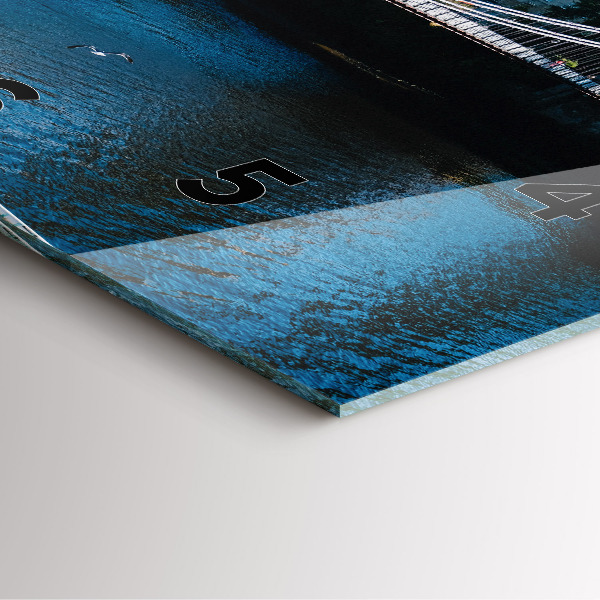 Szögletes fali üvegóra Southportland Skócia