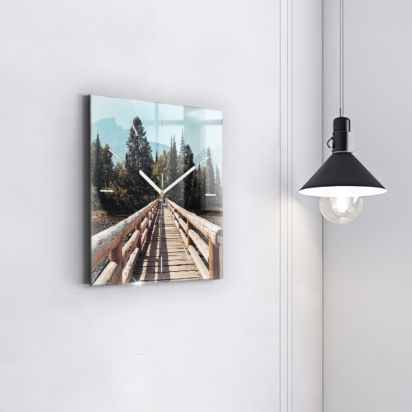 Szögletes fali üvegóra Hegyek Yellowstone-ban