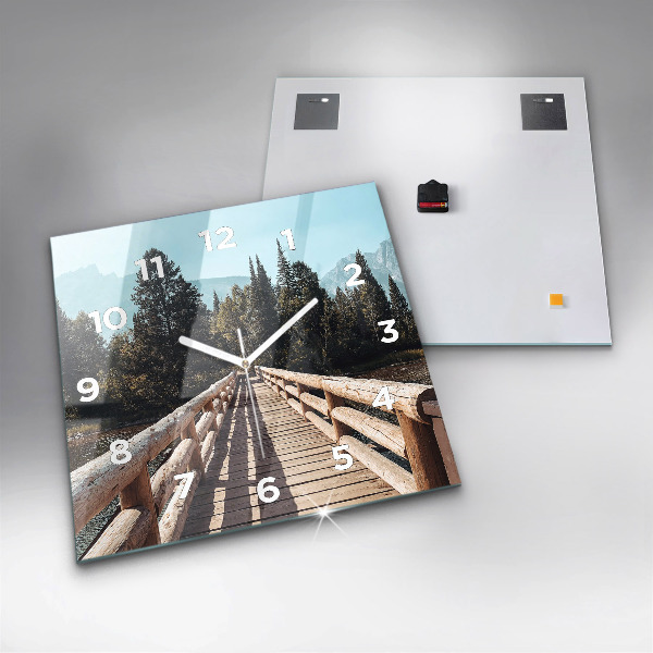 Szögletes fali üvegóra Hegyek Yellowstone-ban