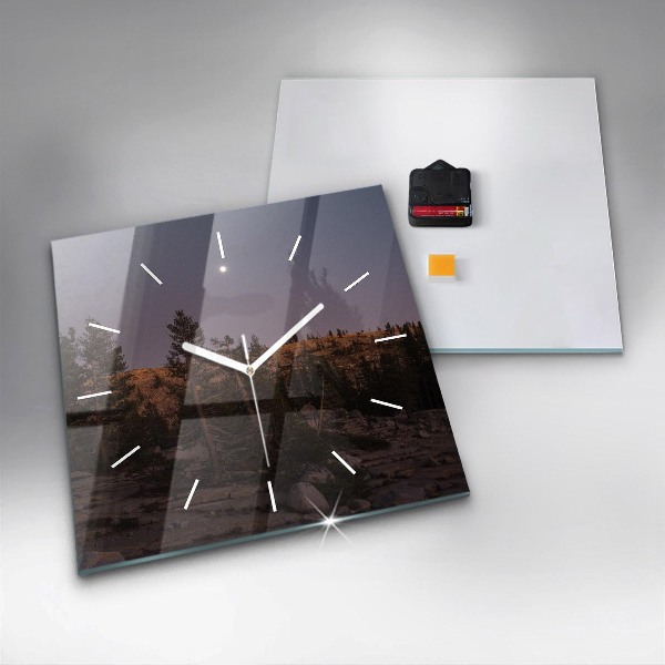 Szögletes fali üvegóra Rocky Yosemite Road