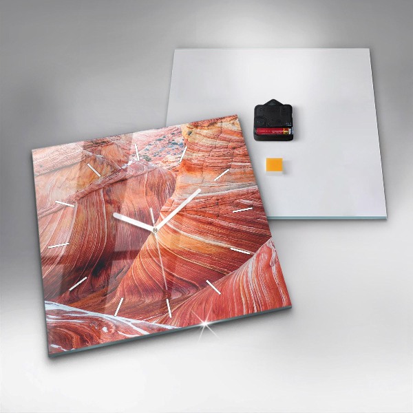 Szögletes fali üvegóra A festői Grand Canyon