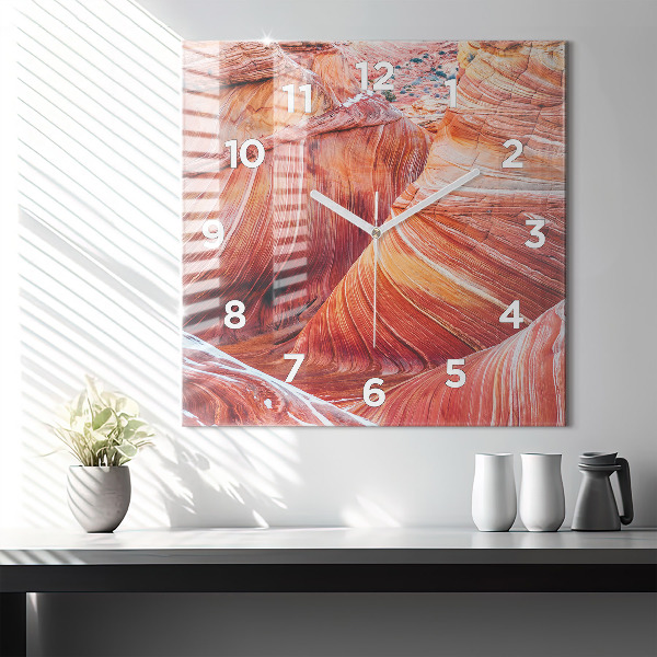 Szögletes fali üvegóra A festői Grand Canyon