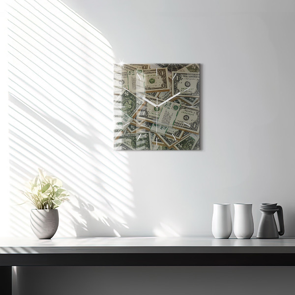 Szögletes fali üvegóra 1 amerikai dollár