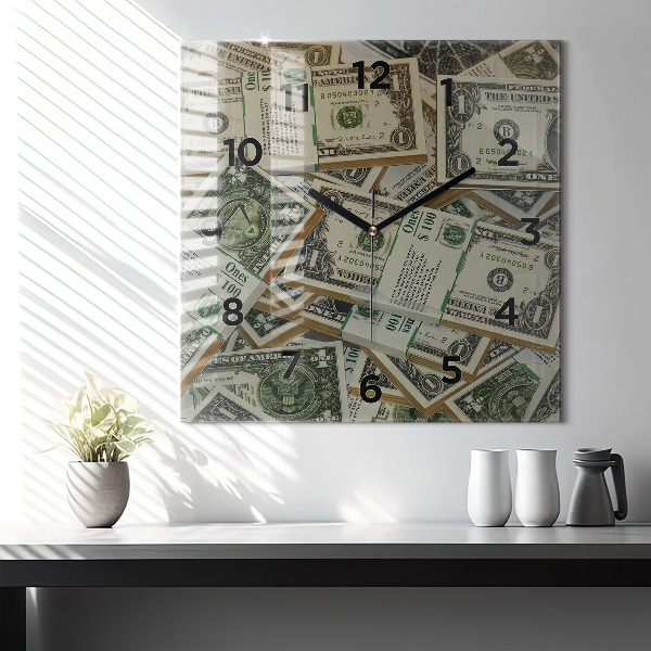 Szögletes fali üvegóra 1 amerikai dollár