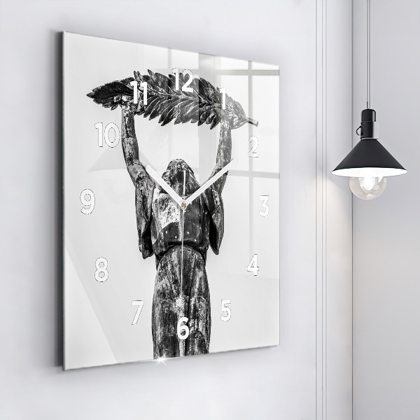 Szögletes fali üvegóra Szabadság-szobor Budapesten