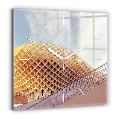 Szögletes fali üvegóra Nézőpont Sevillában