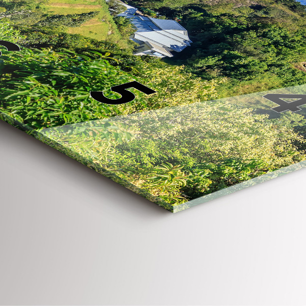 Szögletes fali üvegóra Chiang Mai Nemzeti Park