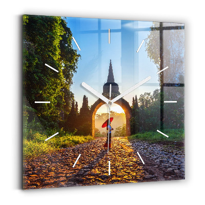 Szögletes fali üvegóra Surat Thani Park Thaiföld