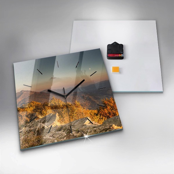 Szögletes fali üvegóra Bieszczady-hegység