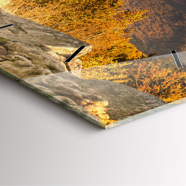 Szögletes fali üvegóra Bieszczady-hegység