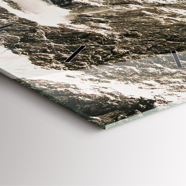 Szögletes fali üvegóra Watzmann-hegység