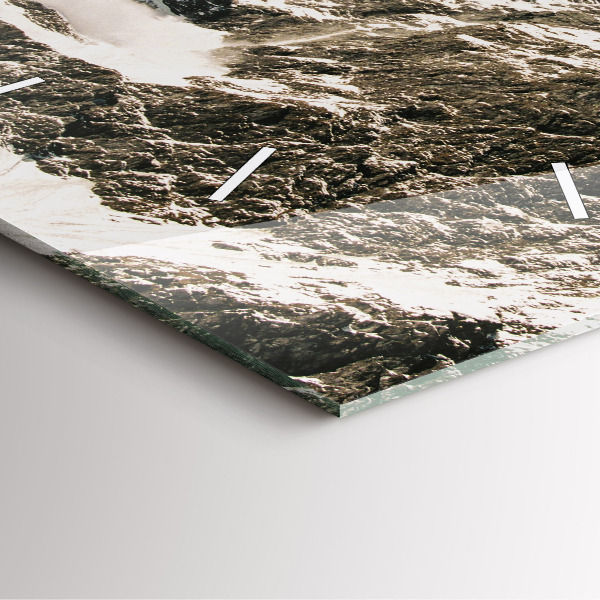 Szögletes fali üvegóra Watzmann-hegység