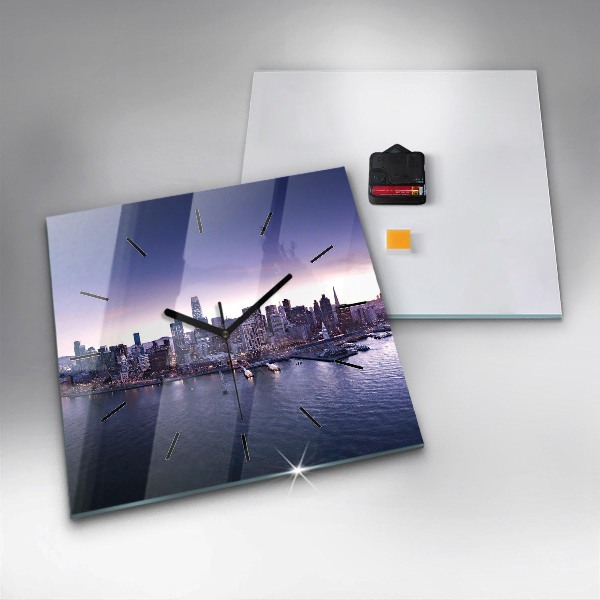 Szögletes fali üvegóra Kilátás San Franciscora