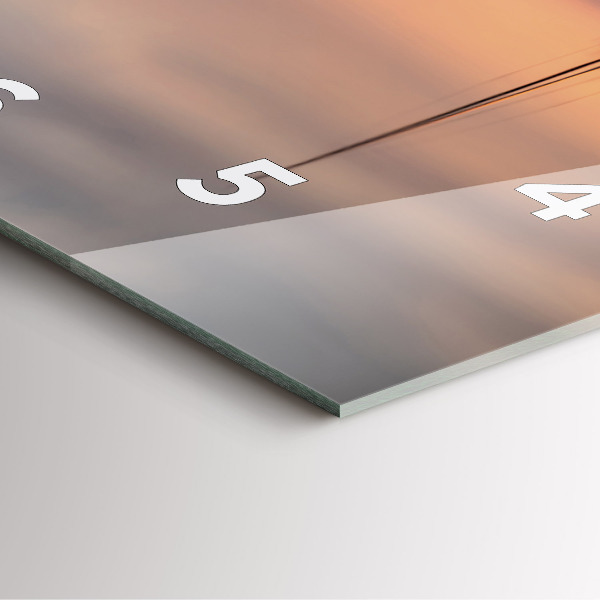 Szögletes fali üvegóra Balaton USA