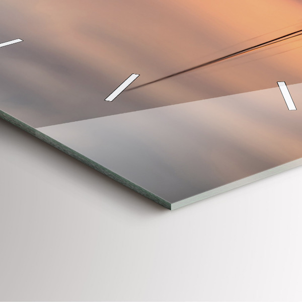 Szögletes fali üvegóra Balaton USA