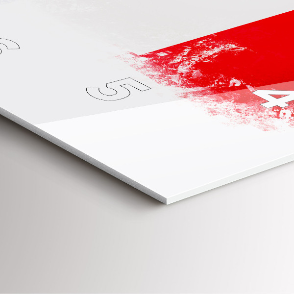 Szögletes fali üvegóra Franciaország zászlaja