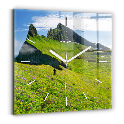 Szögletes fali üvegóra Hornstrandir Reserve Izland