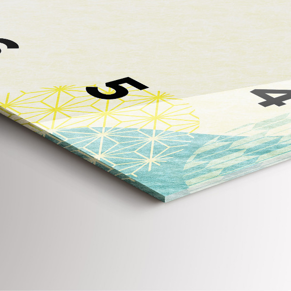 Szögletes fali üvegóra Minta keret