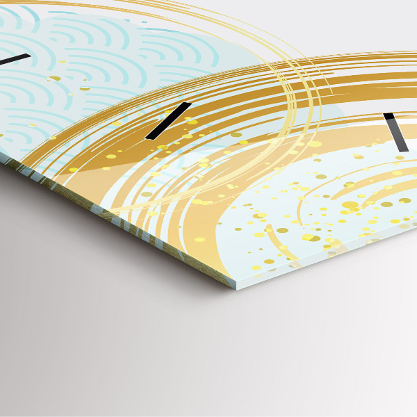 Szögletes fali üvegóra Dekoratív minta