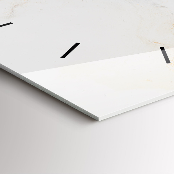 Szögletes fali üvegóra Művészi márvány