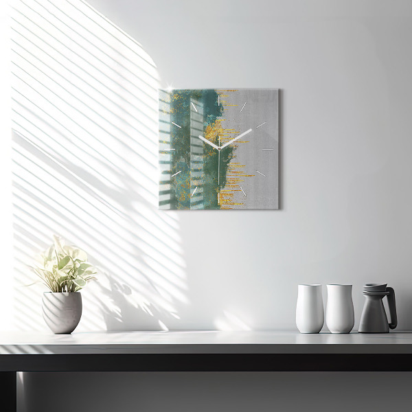 Szögletes fali üvegóra Dekoratív minta