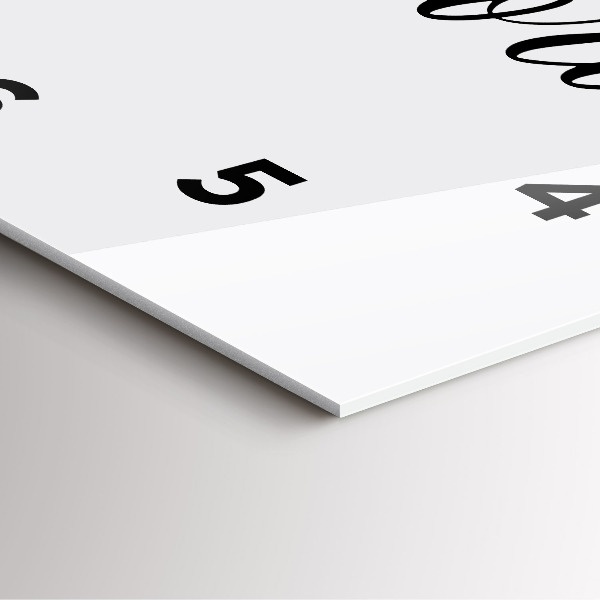 Szögletes fali üvegóra Emlékek felirat