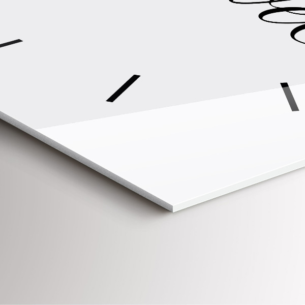 Szögletes fali üvegóra Utazási felirat