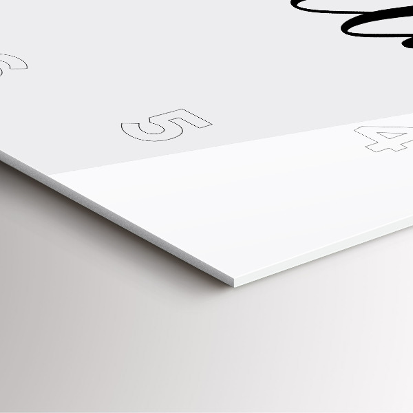 Szögletes fali üvegóra Kaland felirat