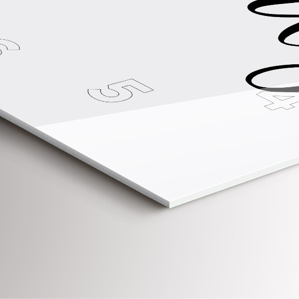 Szögletes fali üvegóra Családi felirat és szív