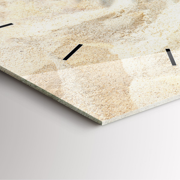 Szögletes fali üvegóra Pálmafa árnyék homok