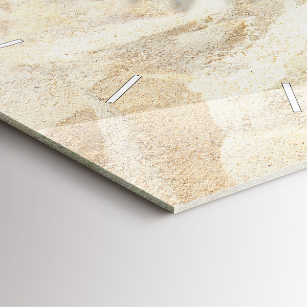 Szögletes fali üvegóra Pálmafa árnyék homok