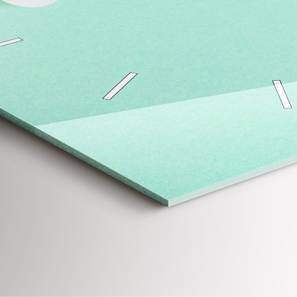 Szögletes fali üvegóra Virágzó almavirágok