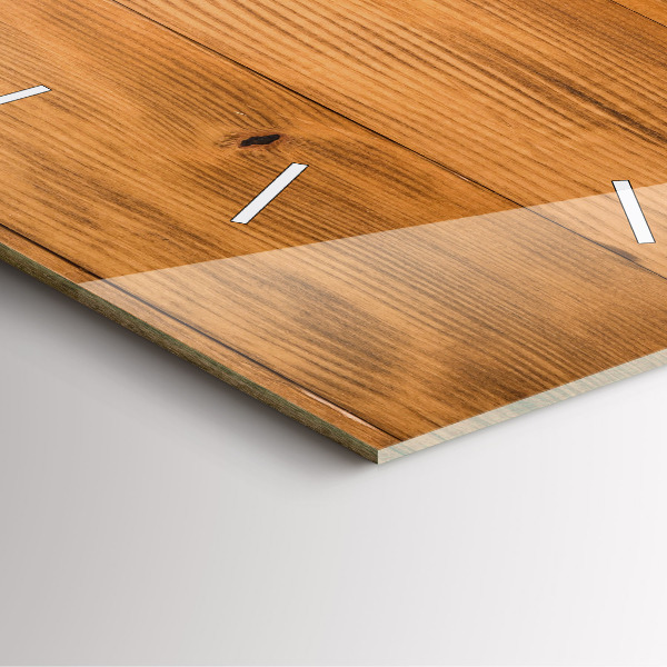 Szögletes fali üvegóra Fa táblák