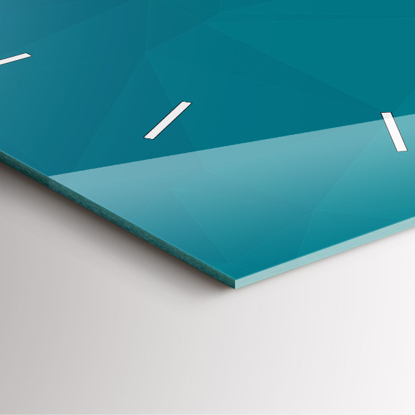 Szögletes fali üvegóra Tengeri vízkivétel