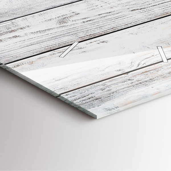 Szögletes fali üvegóra Festett táblák