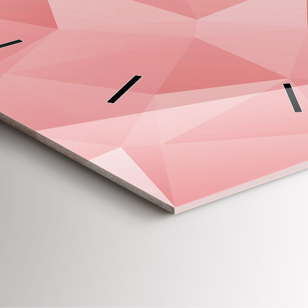 Szögletes fali üvegóra Háromszögek absztrakt