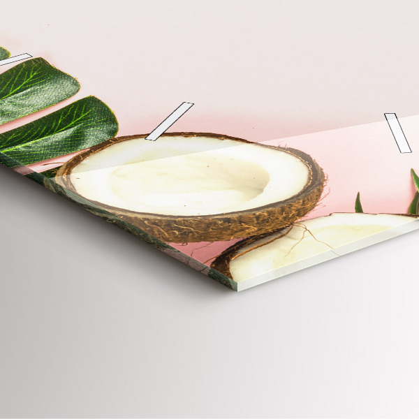 Szögletes fali üvegóra Nyári hangulat