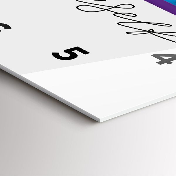 Szögletes fali üvegóra A Légy önmagad felirat