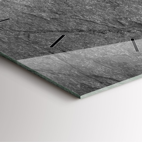 Szögletes fali üvegóra Vulkáni kőzet