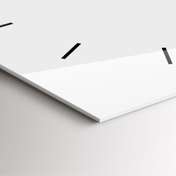 Szögletes fali üvegóra Trópusi levelek