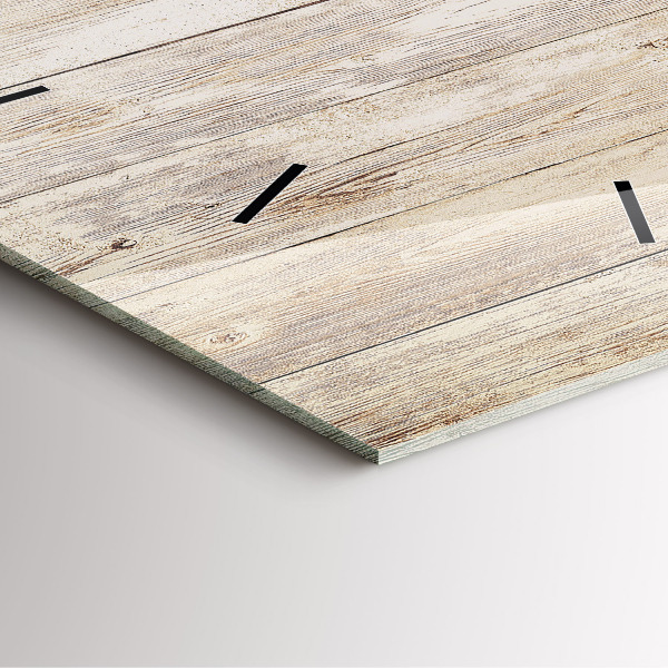 Szögletes fali üvegóra Fa panelek